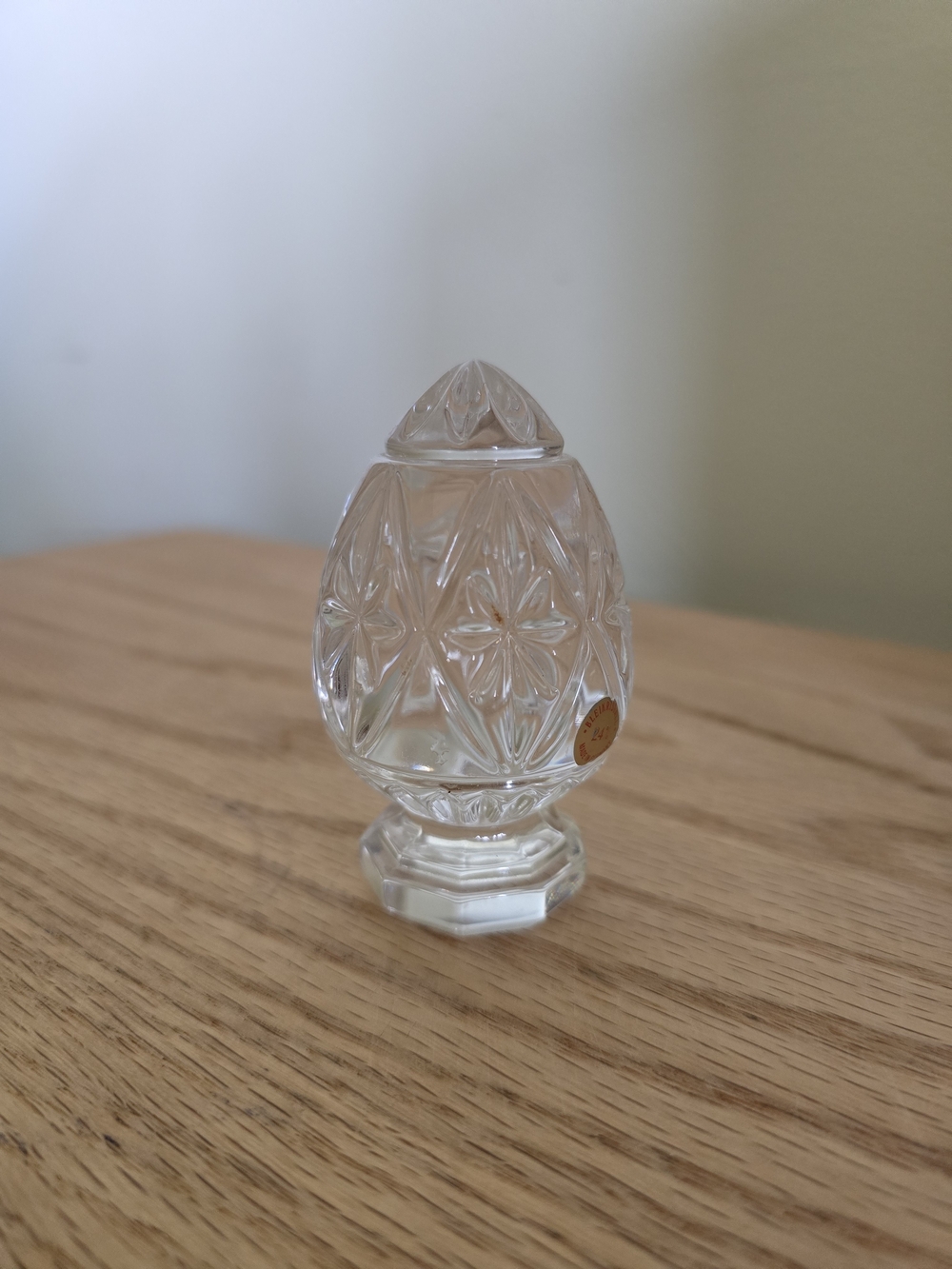 Bleikristall 24% lead crystal paperweight egg made in Germany